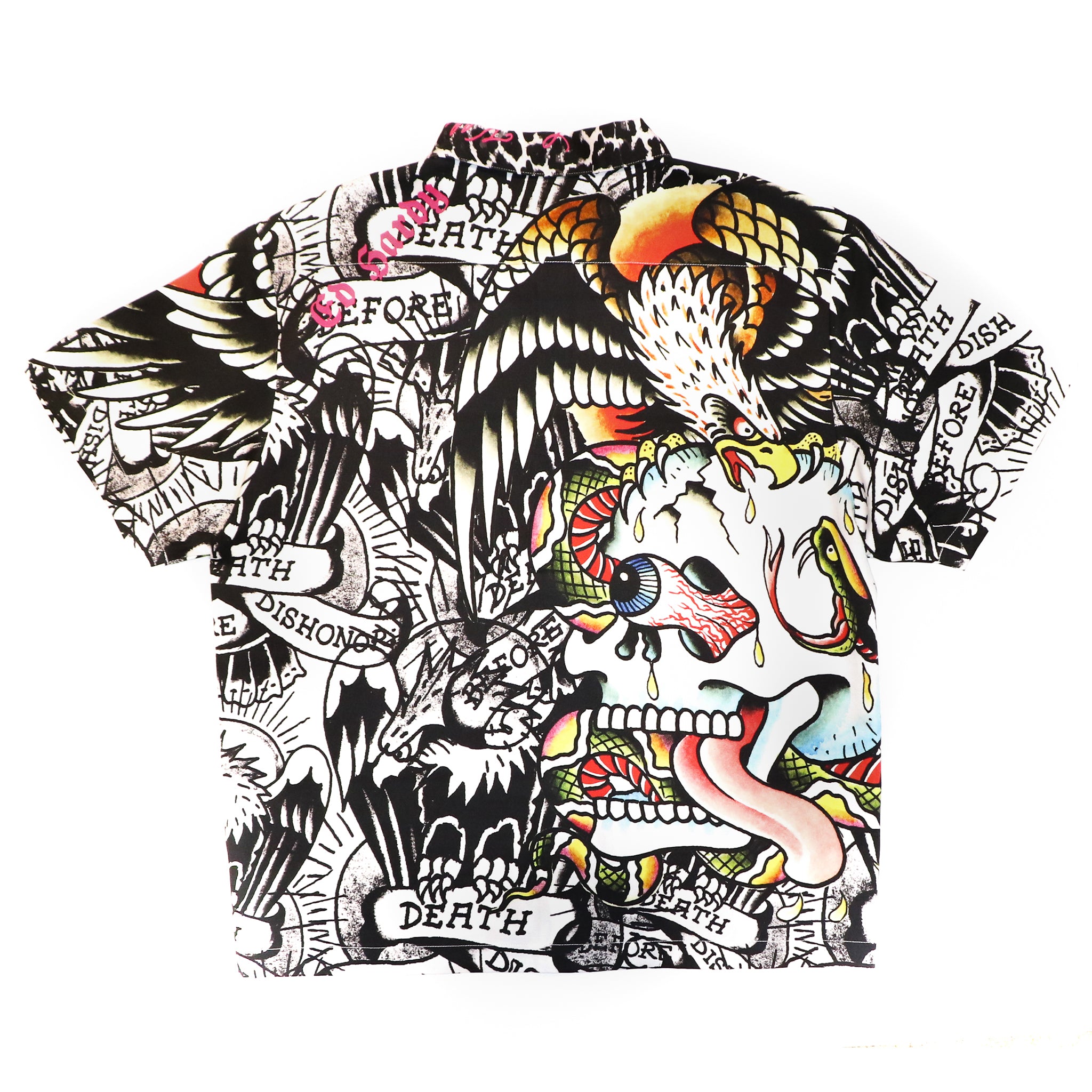 Battle Skull Boxy Camp Shirt - Image 2