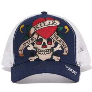 Heart Skull Trucker Hat