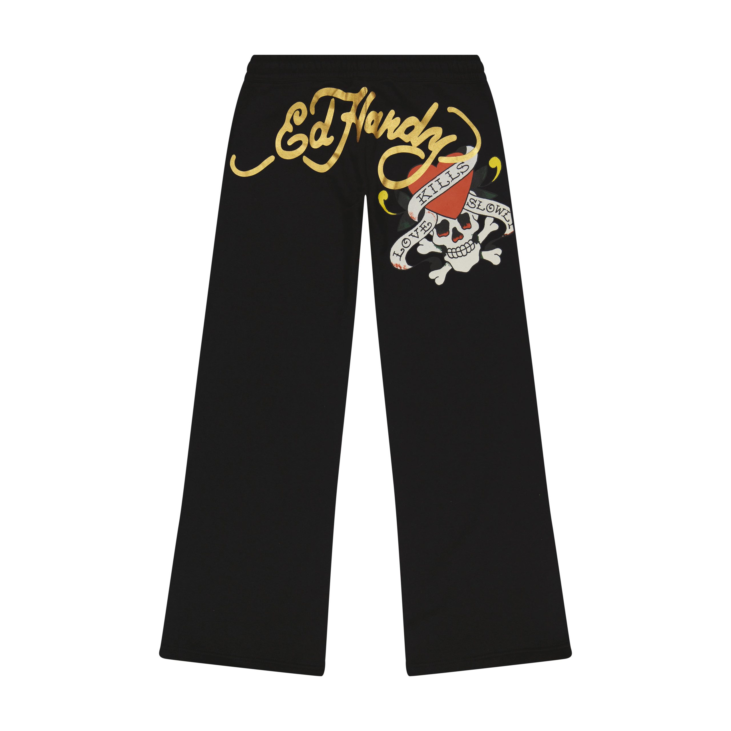 LKS Skull Black Flared Sweatpant - Image 2